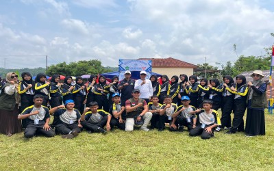 Plt Kepala MTsN 1 Tasikmalaya Tinjau Kegiatan Kemah PKS di Sukaraja